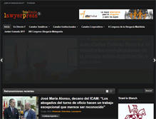 Tablet Screenshot of lawyerpress.tv
